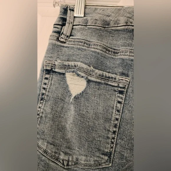 Good American Good Waist Skinny High Rise Blue Jeans Tummy Tech Size 2 /26 - Picture 14 of 16